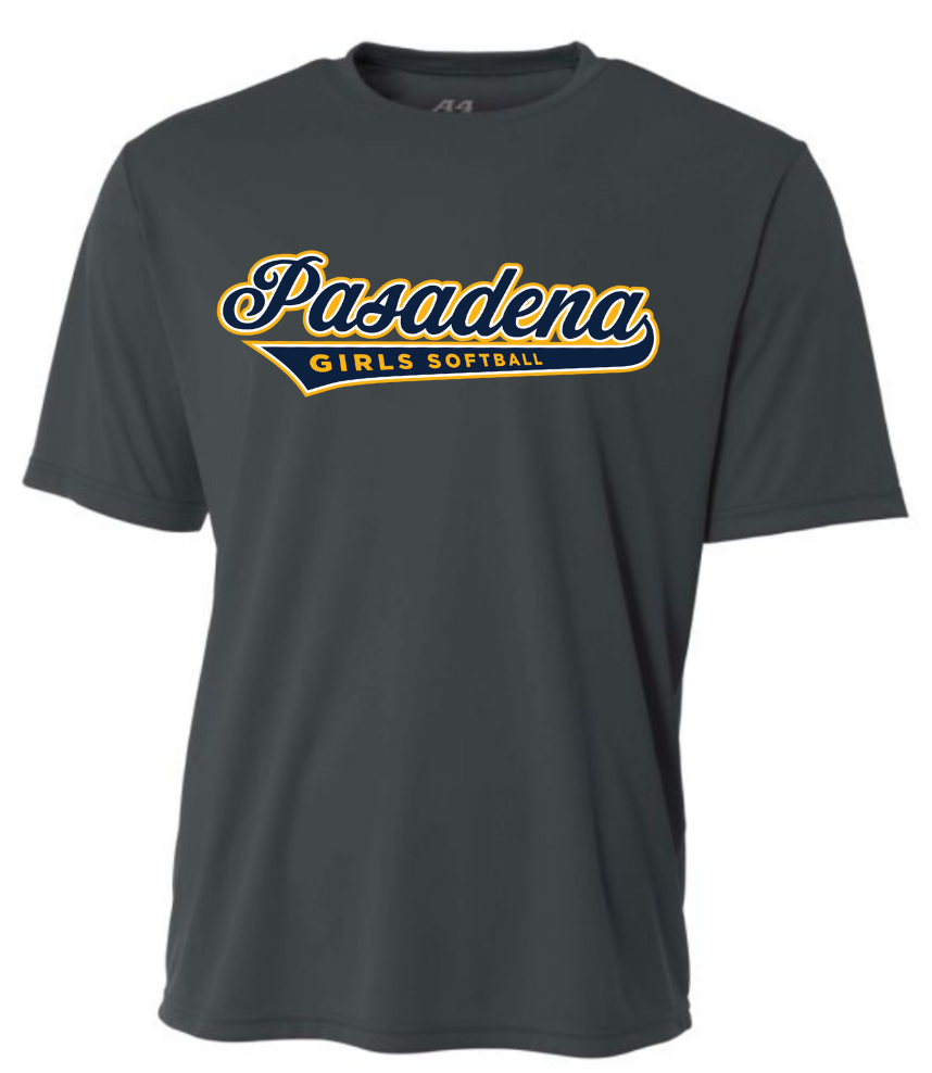 PGSA Jersey w/ Number, Charcoal (Navy w/Gold Pasadena Logo)