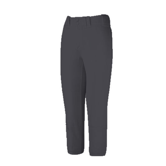 Mizuno Belted Softball Pants - Charcoal