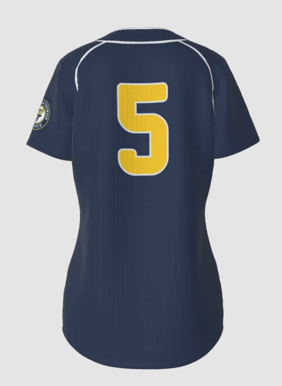 MIZUNO Cal Thunder Showcase Jersey, Navy women/youth