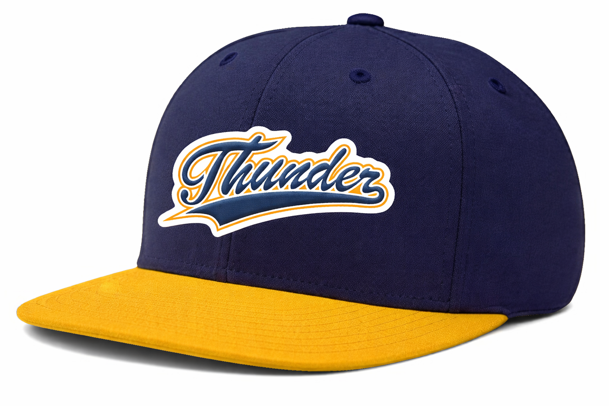 CT Snapback Hat, Embroidered Thunder Patch