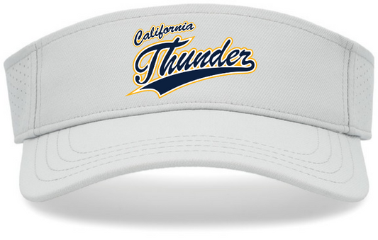 CT Sport-Tek Visor, Navy w/Gold Thunder