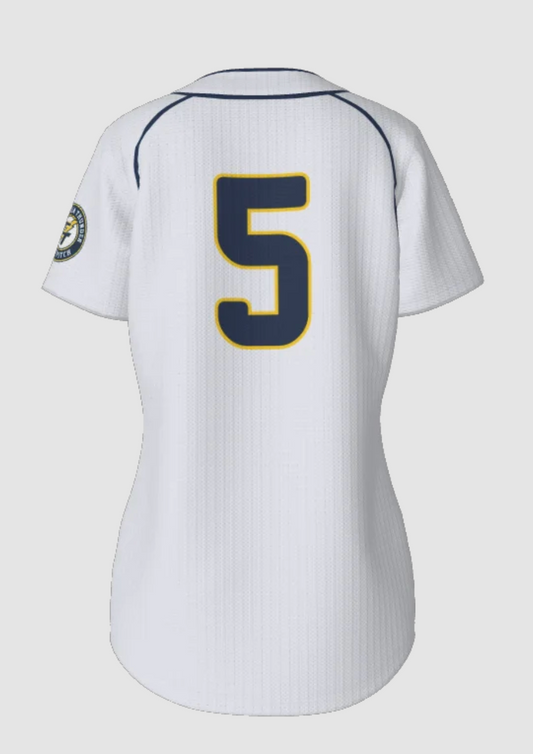 MIZUNO Cal Thunder Showcase Jersey, White women/youth