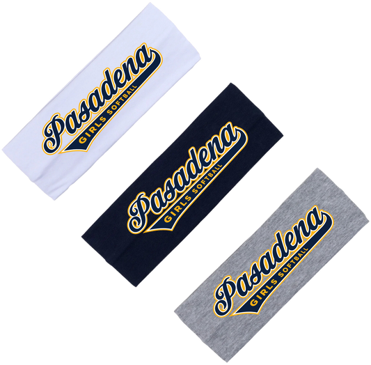 PGSA Head Band, Navy/Gold Pasadena Logo