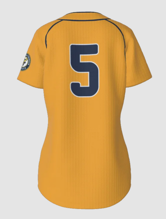 MIZUNO Cal Thunder Showcase Jersey, Gold women/youth