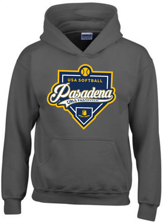 PGSA Hoodie, Charcoal (Plate Logo)