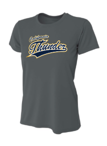 CT Jersey w/ Number, Charcoal (Navy w/Gold Thunder) women/youth