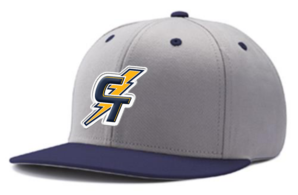 CT Snapback Hat, Embroidered CT/Bolt Patch