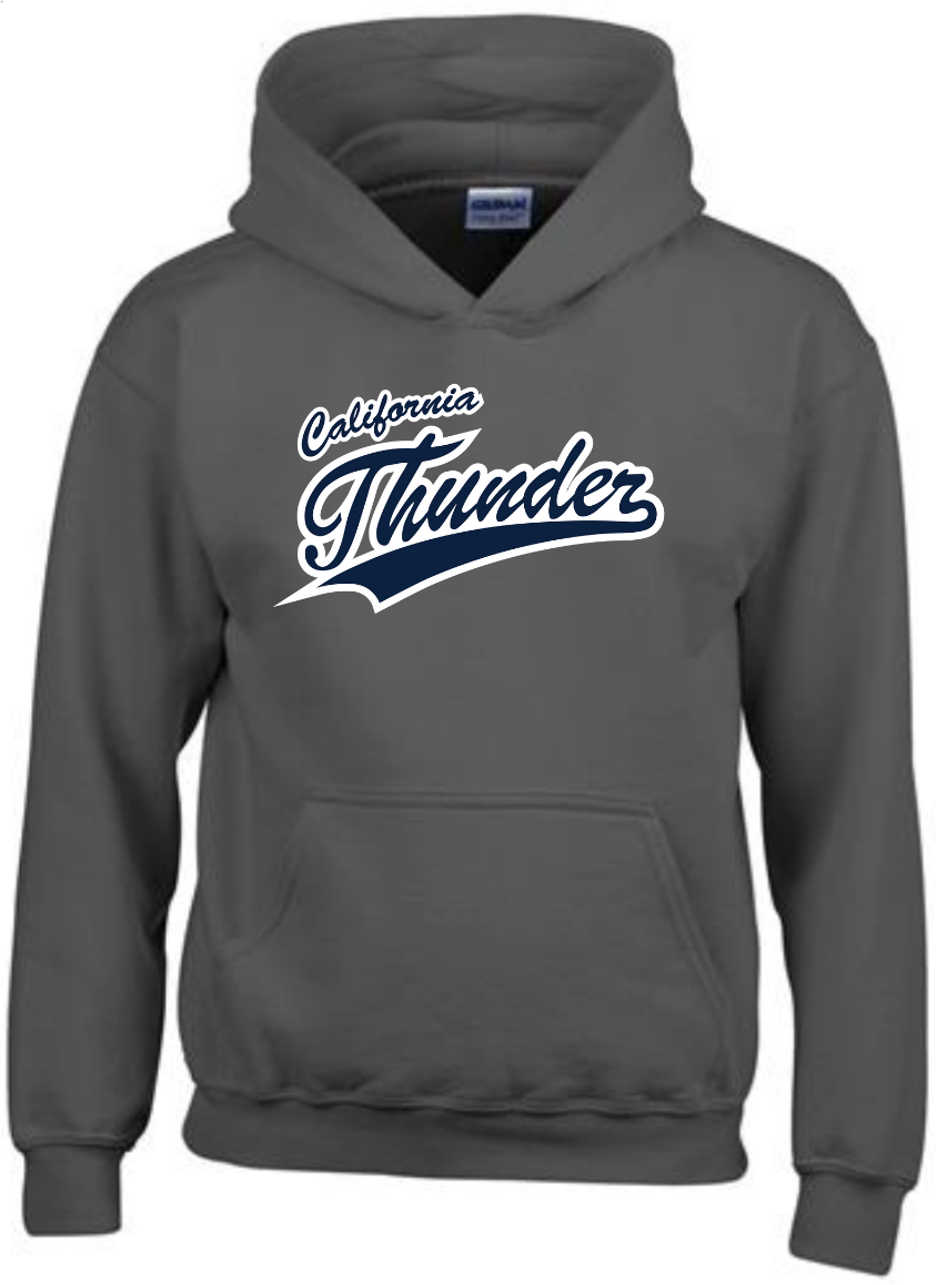 CT Hoodie, Navy w/White Thunder Logo