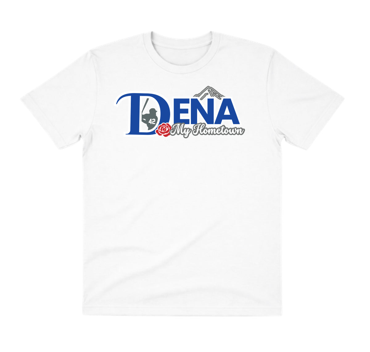 DENA White Dry Fit Shirt: My Hometown