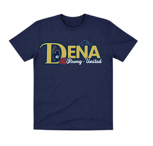 DENA Navy Dry Fit Shirt: Strong United