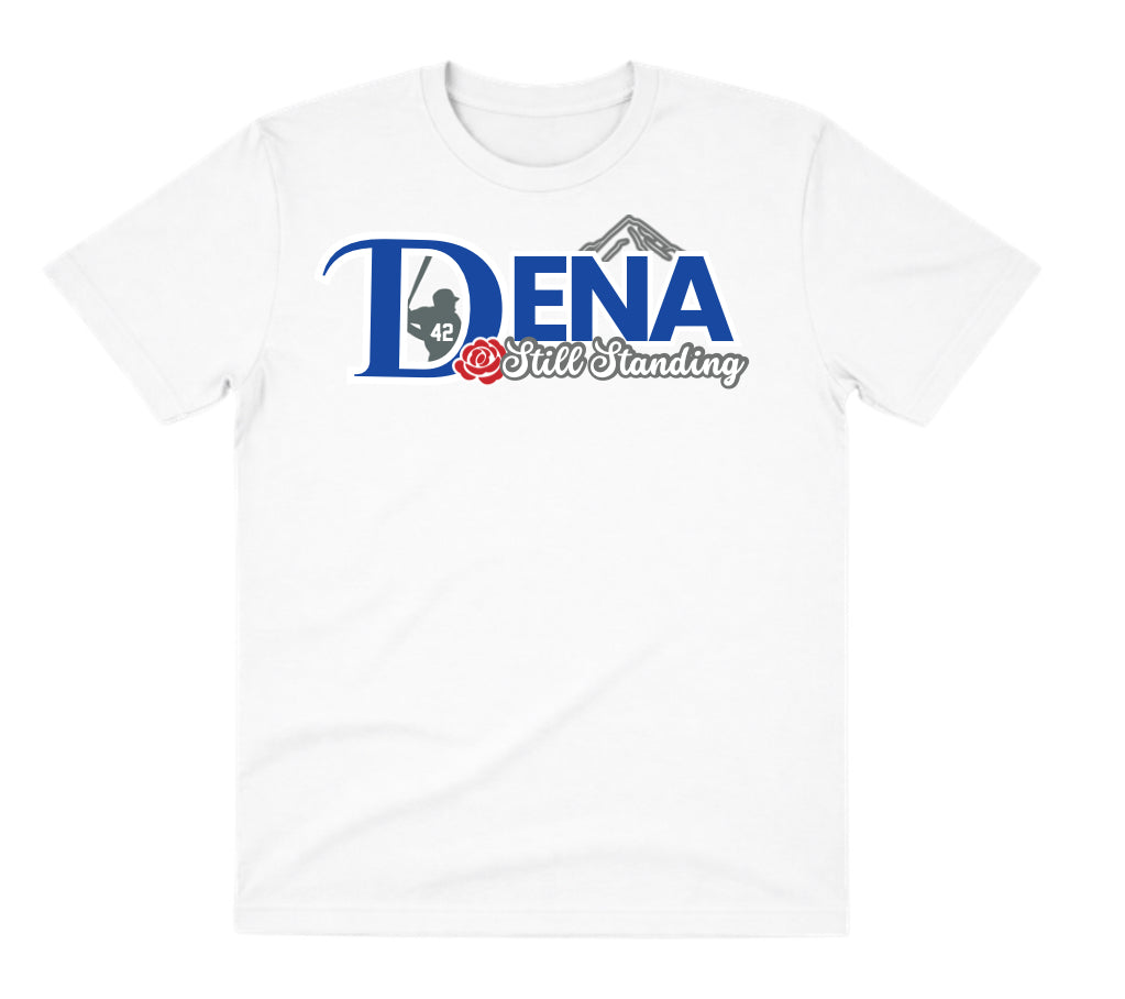DENA White Dry Fit Shirt: Still Standing