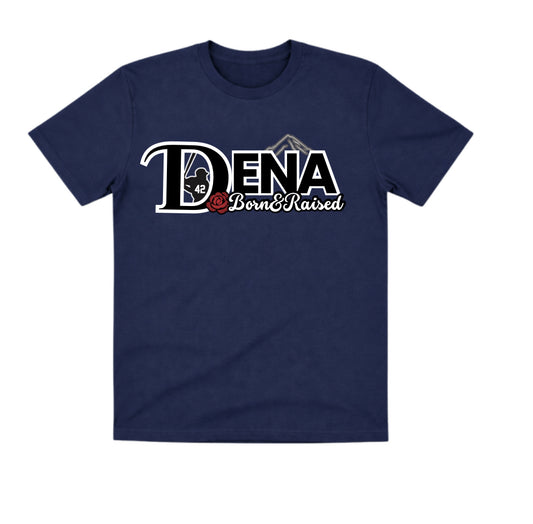 DENA Navy Dry Fit Shirt: Born & Raised