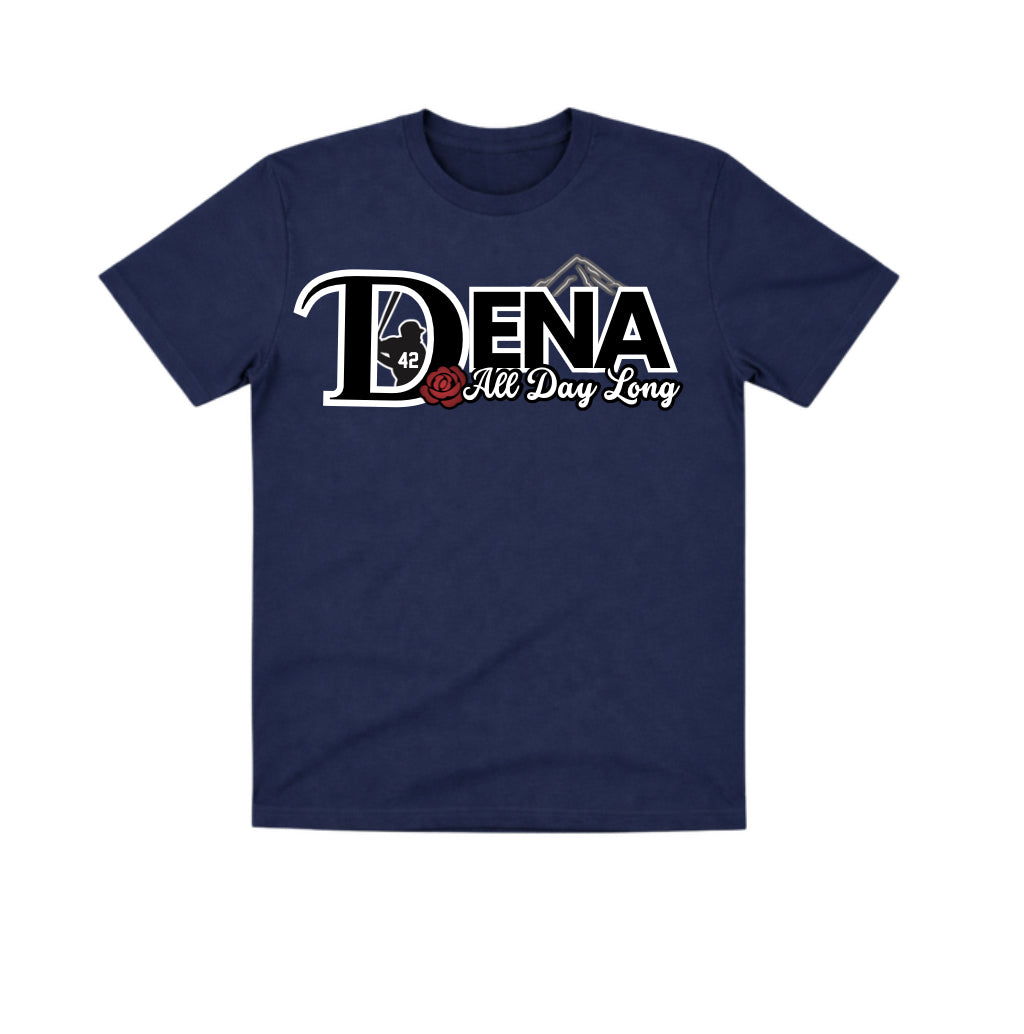 DENA Navy Dry Fit Shirt: All Day Long