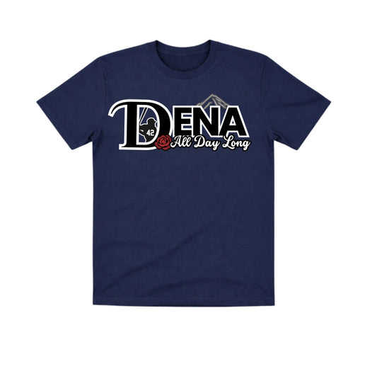 DENA Navy Dry Fit Shirt: All Day Long