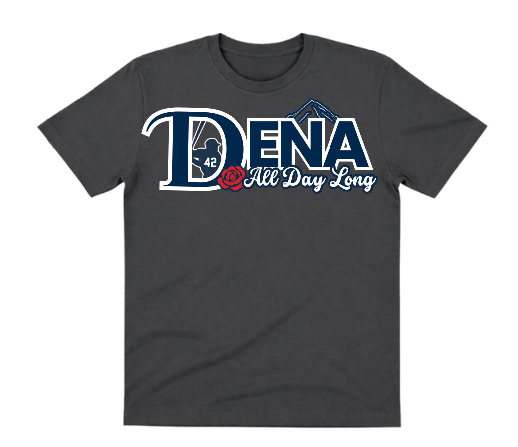 DENA Charcoal Dry Fit Shirt: All Day Long