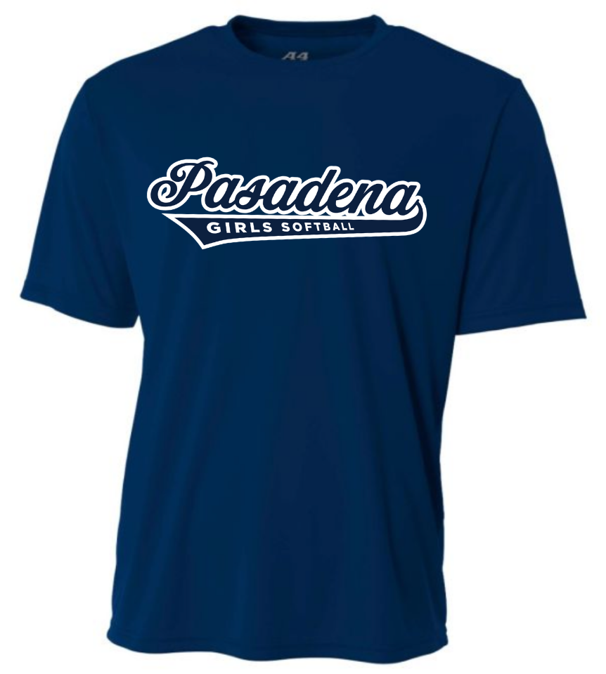PGSA Jersey w/ Number, Navy (Navy w/White Pasadena Logo)