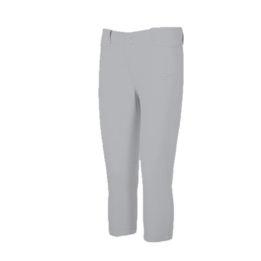 Mizuno Belted Stretch Softball Pants - Grey