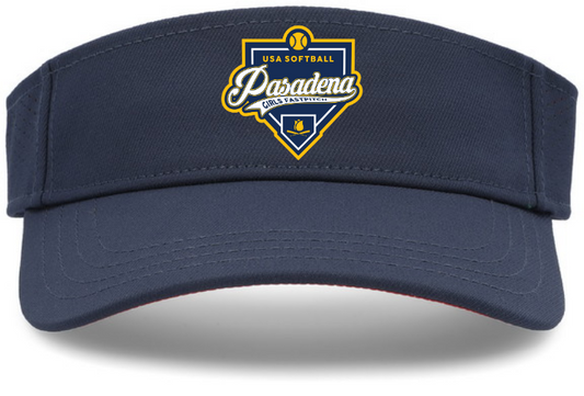 PGSA Sport-Tek Visor, Navy (Home Plate Logo)