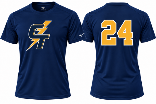 CT Mizuno NXT Dry Fit Jersey, Navy (CT Bolt) - Coming Soon