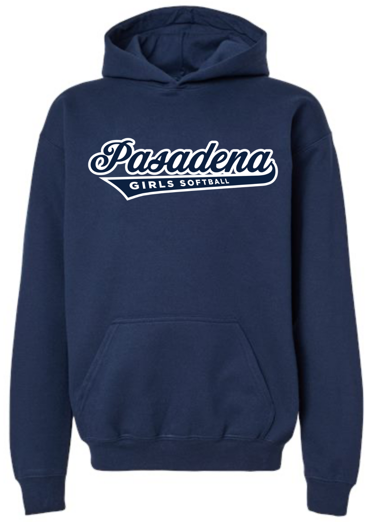 PGSA Hoodie, Navy (Navy w/White Pasadena Logo)