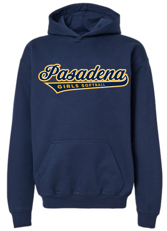 PGSA Hoodie, Navy (Navy w/Gold Pasadena Logo)