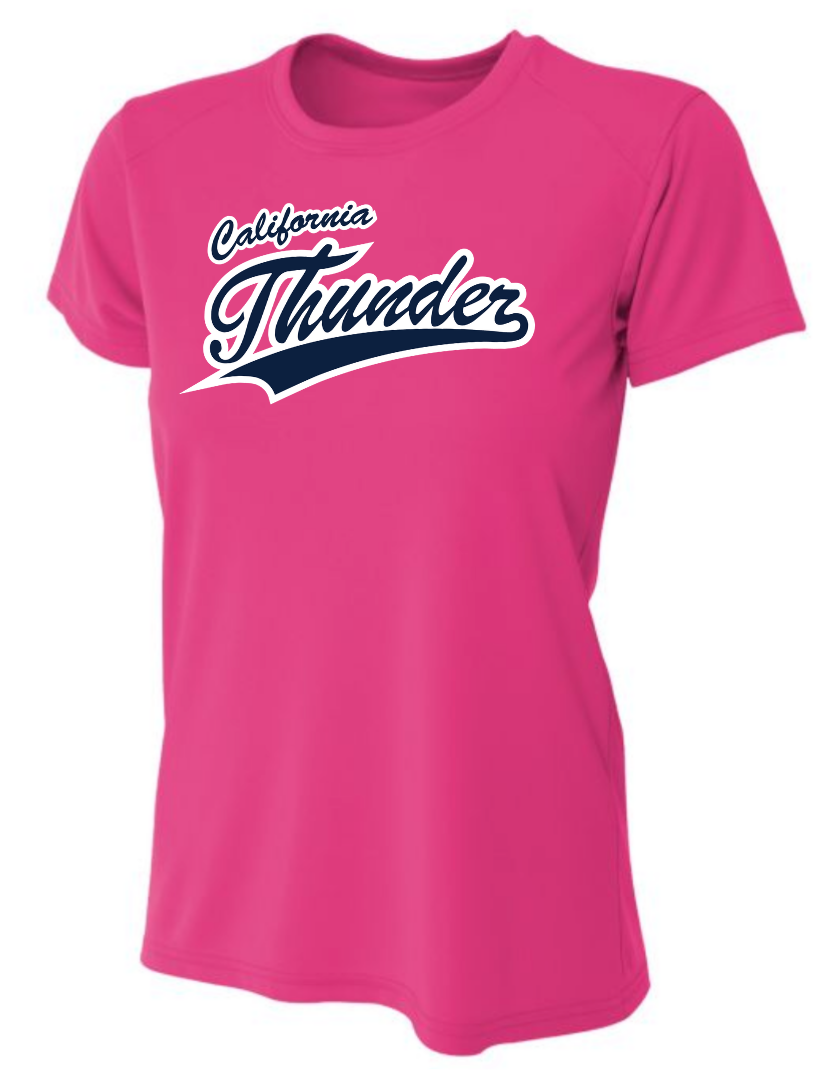 CT Jersey w/ Number, Pink (Navy w/White Thunder) women/youth