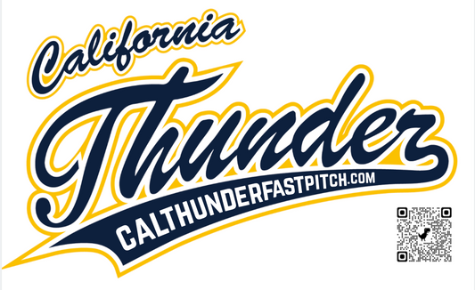 CT Vinyl Sticker, Cal Thunder Logo