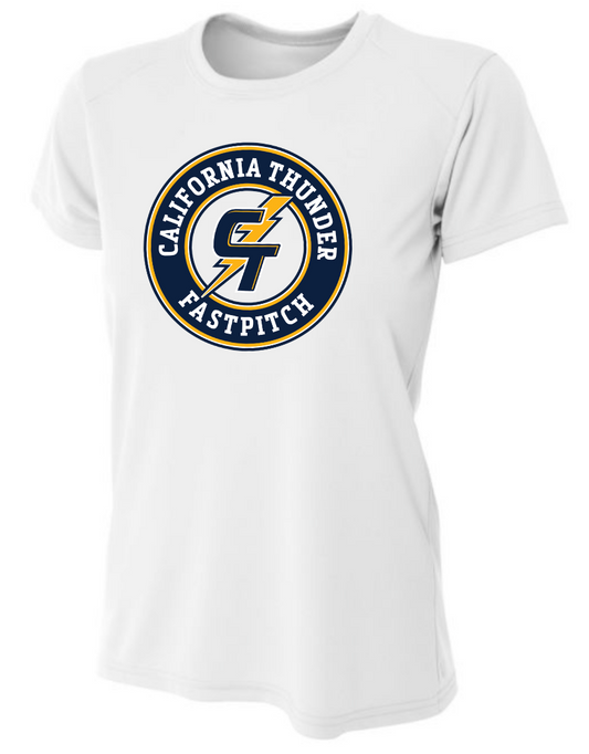 CT Jersey w/ Number, White (Circle Logo) women/youth