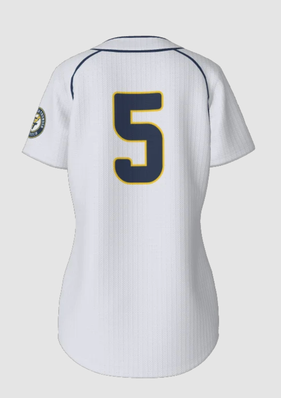 MIZUNO Cal Thunder Showcase Jersey, White women/youth